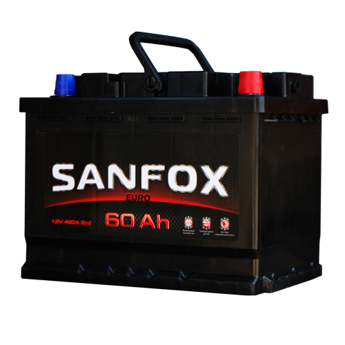 Купить грузовой аккумулятор аккумулятор sanfox 6ст-60 ач (о.п.)