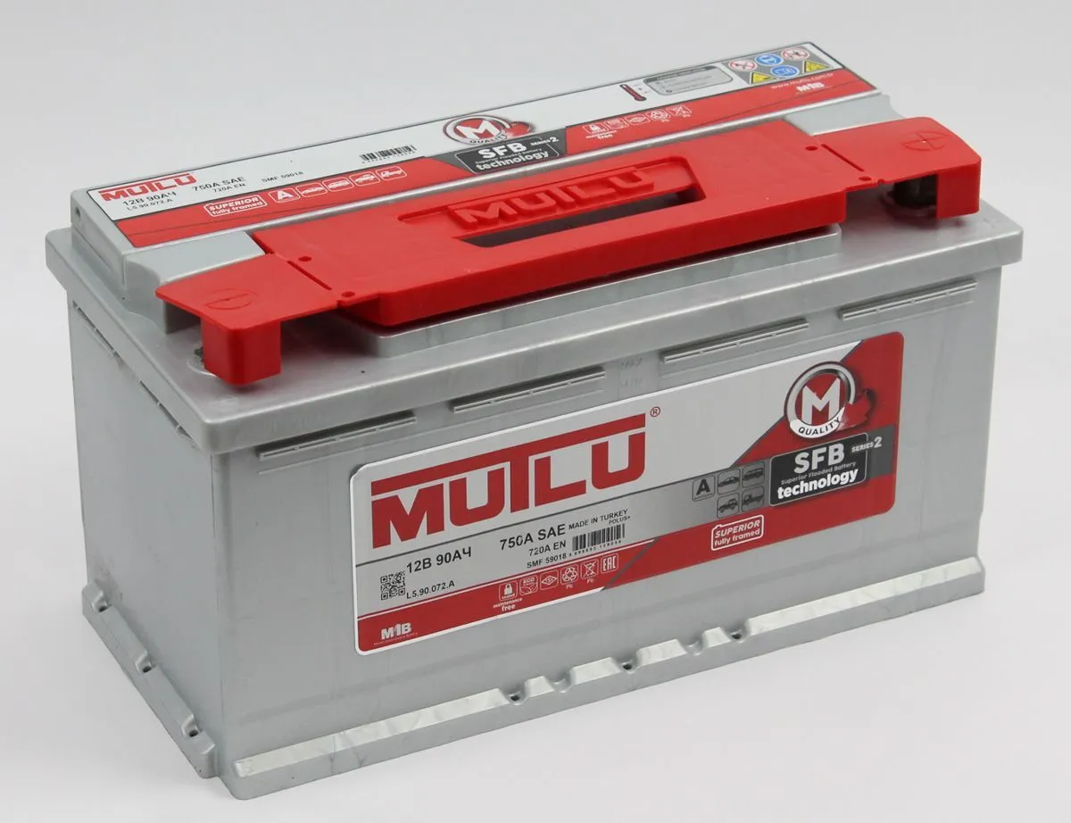 Купить грузовой аккумулятор аккумулятор mutlu sfb m2 6ст-90 (720a)