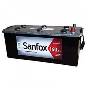 Купить грузовой аккумулятор аккумулятор sanfox 6ст-140 а3
